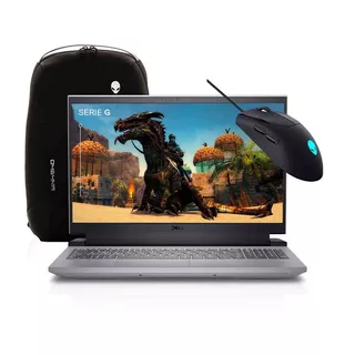 Laptop Dell G5525 Ryzen 5 8gb Ram 512gb Ssd/mochila Y Mouse Gris
