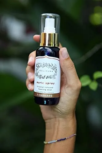 Balipura - Set De Viaje De 7 Chakras - Aura Spray Y Pulsera