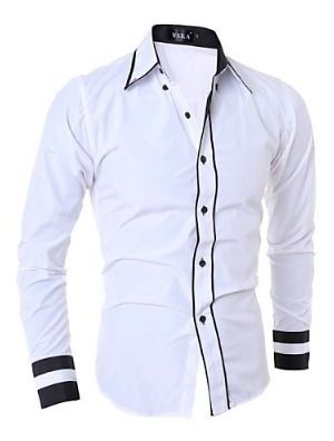 Joseph Janard Camisa de manga larga blanco estilo \u00abbusiness\u00bb Moda Camisas de vestir Camisas de manga larga 