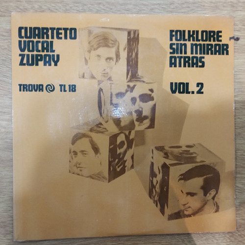 Antiguo Disco Vinilo Cuarteto Vocal Zupay, Folklore Vol.2