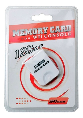 Memory Card 128mb Wii/gamecube Nuevo Sellado En Igamers