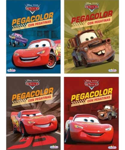 Pack X 2 Libros Para Colorear - Cars