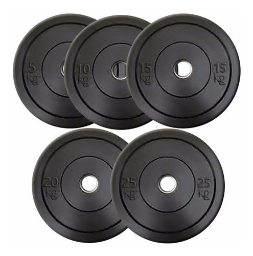 Discos Olímpicos Bumper Crossfit Goma - 20kg