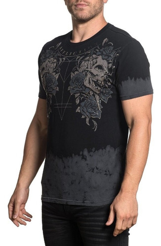 Imagen 5 de 6 de Remera Affliction Tragic End Harley Mma Jiu Jitsu Custom