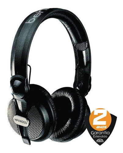 Fone De Ouvido On-ear Behringer Hpx4000 Preto