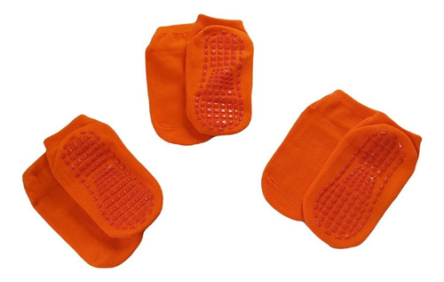 Set De 3 Pares De Calcetas Antiderrapantes Unisex 13 Cm
