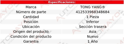 Una Tolva Motor Inf Secc Tra Tong Yang Focus 2012-2018