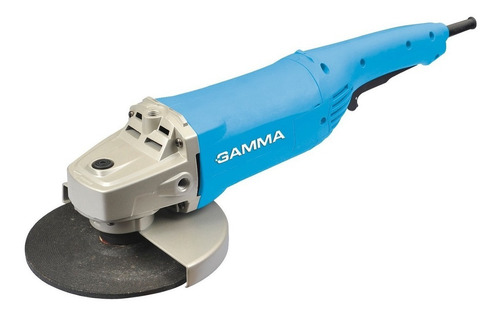 Imagen 3 de 3 de Amoladora angular Gamma G1913 de 50 Hz color celeste 2000 W 220 V + accesorios