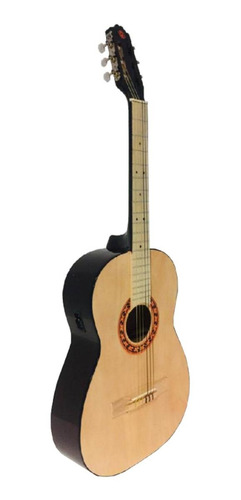 Guitarra clásica electroacústica Guitarras Valdez PS900 arce natural derecha