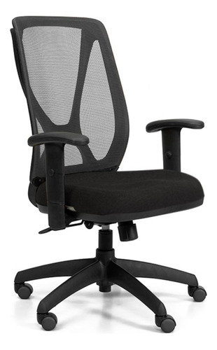 Silla Oficina Alma Ejecutiva Sillon Mesh Gerencial Brazos R