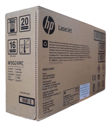 Tóner Negro Hp W9024mc Negro