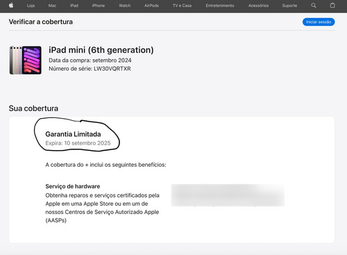 Apple Ipad Mini 6 Geração 64gb A2567 Space Gray - Garantia Cinza (Usado)