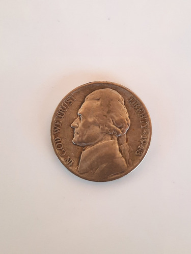 Moeda Prata 300 Five Cents 1943p Estados Unidos 160 (Usado)