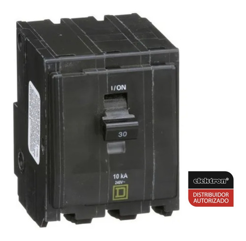 Imagen 2 de 8 de Pastilla Interruptor Termomagnético Qo330 3polo30a Schneider