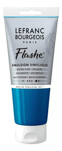 Tinta Acrílica Flash Lefranc S1 065 Cerulean Blue Hue 80ml