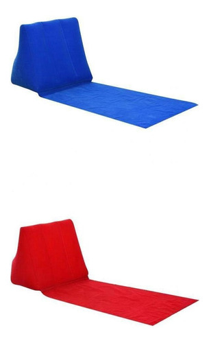 2 Unds Sillas Inflable De Aire Para Acampada Playa Cama De