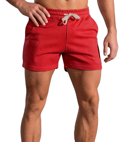 Shorts Hombre Deportivos Gimnasio Liso Bermuda Moda Art.13