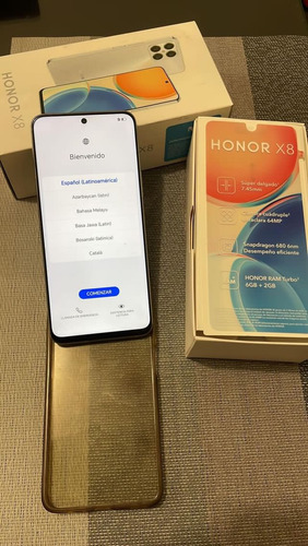 Smartphone Honor X8a Ram 8gb, 128gb, Cámara 100 Mp, Pantalla 6.7 Pulgadas, Android 12 Color Azul (Usado)