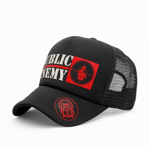 Gorra Public Enemy Grupo De Rap 002