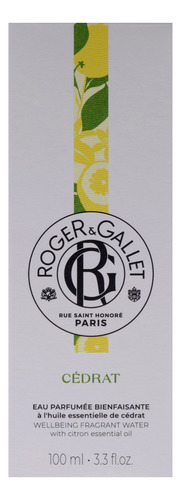 Spray Unisex Fragrant Water Roger & Gallet Citron, 100 Ml