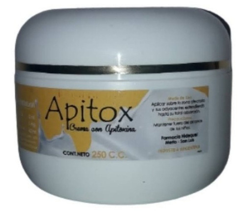 Crema Con Apitoxina Pote De 250 C.c. Vida Natural 