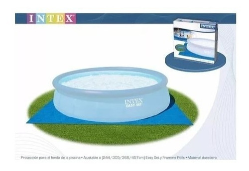 Imagen 2 de 4 de Tapete Protector Para El Piso Albercas Intex Armables 4.72 M