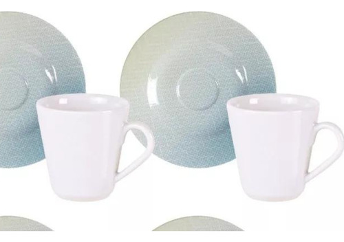 Kit Xícara E Pires De Café Tramontina Polaris 12 Peças