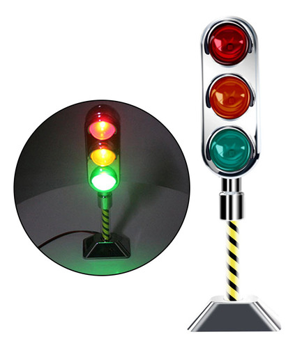 Señal Modelo De Semáforo Mini Dc12v Con 3 Led