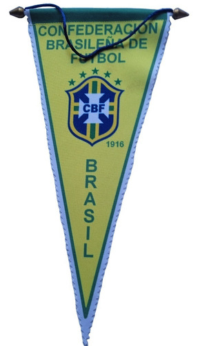 Banderin De Seleccion De Brasil. Colección Futbol