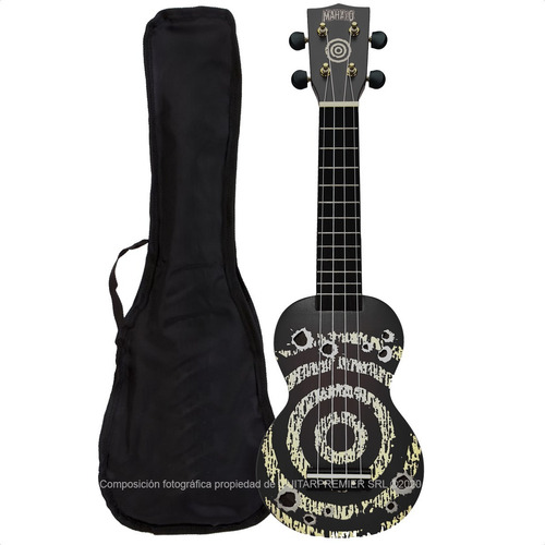 Imagen 2 de 8 de Ukelele Soprano Diseño Mahalo + Funda + Pua + Envio Gratis