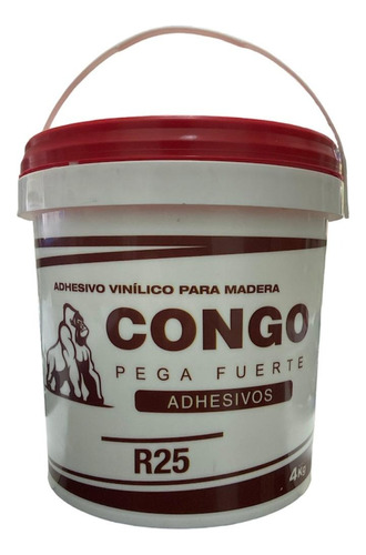 Cola Carpintero Adhesivo Vinilico X 4 Kg Congo Extra Fuerte
