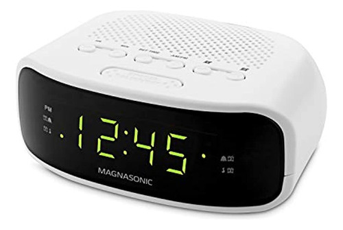Magnasonic Radio Despertador Amfm Digital Con Respaldo De Ba
