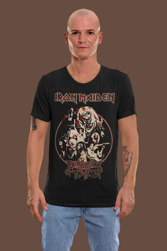 Camiseta Rock Metal Iron Maiden N2