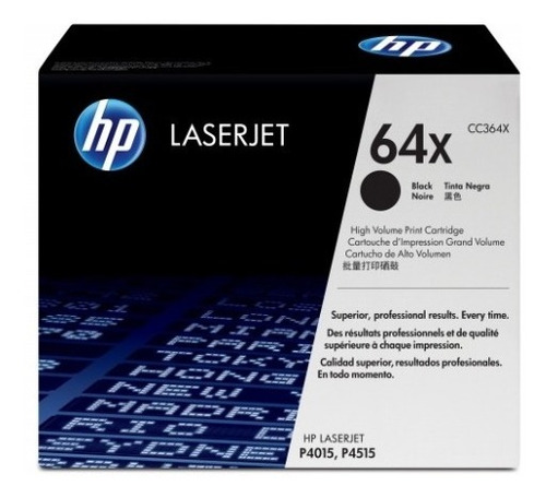 Cartucho Original De Tóner Negro Hp 64x Laserjet (cc364x)