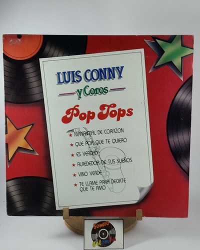 Lp Vinyl  Luis Conny Y Coros Pop Tops -  Sonero Colombia