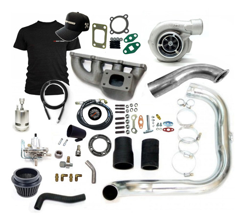 Kit Turbo Gm 8v Corsa Celta 1.4 1.6 Mpfi + Turbo Zr .42 /36