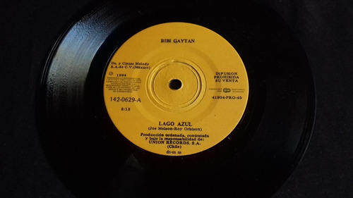Single Bibi Gaytan - Lago Azul (Usado)