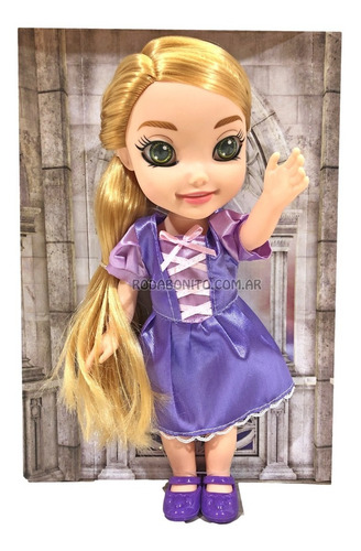 Princesa Rapunzel 26 Cm De Alto Princesas Ojos Tipo Reales
