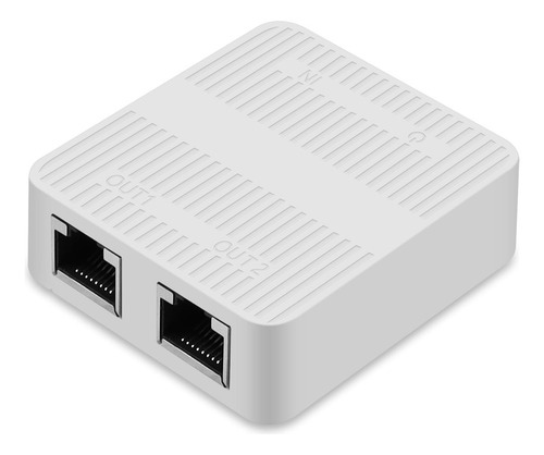 Adaptador Splitter De Red Rj45 Internet 1x2 10/100/1000mbps