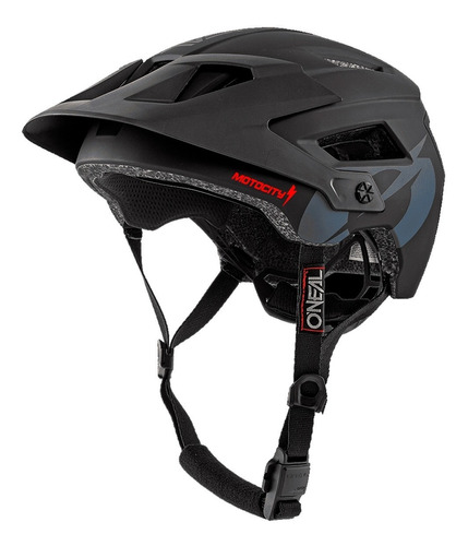 Casco Bicicleta Mtb Downhill Oneal Nova Defender Negro