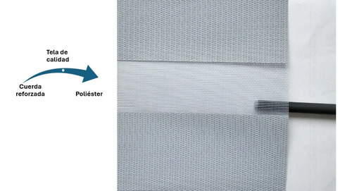 Cortinas Roller Duo Zebra Dia Y Noche 140 X 200 Cm Gris