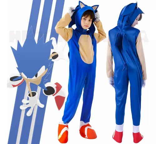 Disfraz Sonic Para Ninos