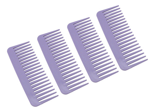 Peine Para Desenredar El Cabello, 10 Unidades, Con Dientes A