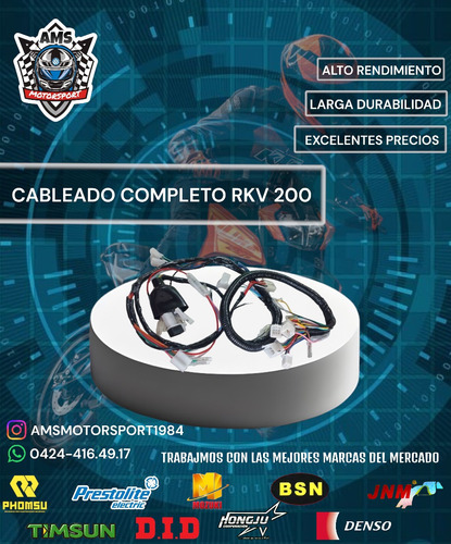 Cableado Completo Rkv 200