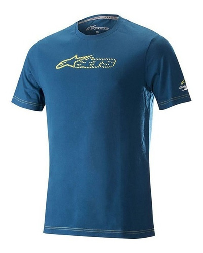 Camiseta Alpinestars Blaze 2 Azul Bike Downhill Novo 