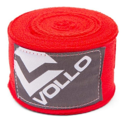 Bandagem Elástica Treino Boxe/muay Thai Luta Vollo Vermelha