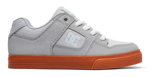 Zapatilla Dc Pure Cadete Gris