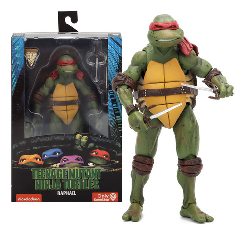 Teenage Mutant Ninja Turtles Tmnt Raphael Acción Figura 18cm