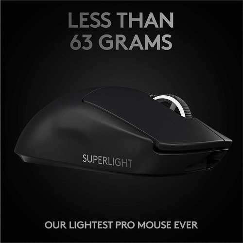 Imagen 3 de 10 de Logitech G Pro X Superlight Wireless Gaming Mouse, Ultral...