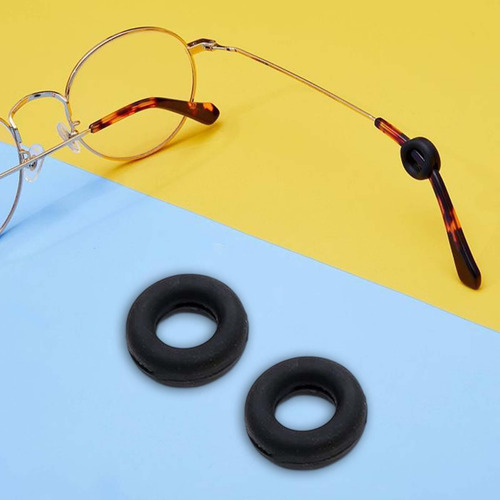 2 Peças Óculos De Silicone Prendedor De Orelha/grampos De